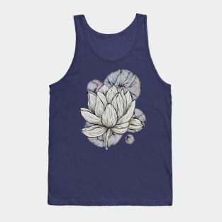 Lotus flower abstract IV Tank Top